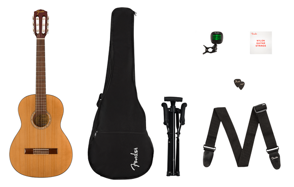 Fender Nylon Acoustic Guitar Starter Pack image 0