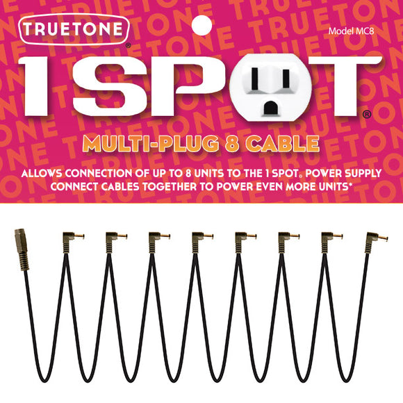 Truetone 1 SPOT MC8 8-Output Multi-Plug Pedal Power Cable