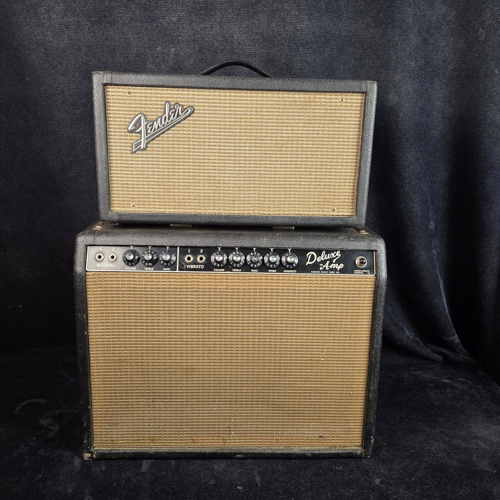 USED 1964 Fender Deluxe Guitar Amp and Reverb Unit