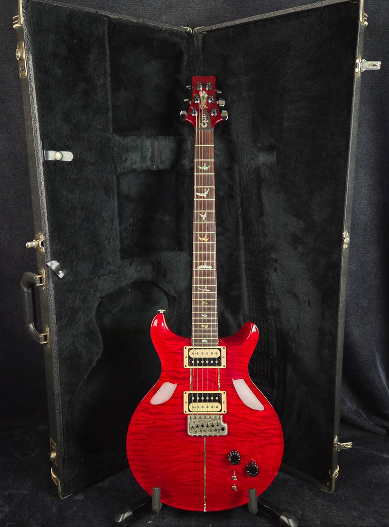 USED 1997 Paul Reed Smith Santana Electric Guitar - Cherry