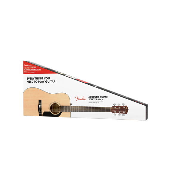Fender CD-60s Acoustic Pack - Natural image 0