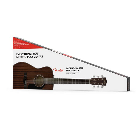 Fender CC-60s Concert Acoustic Guitar Pack image 0