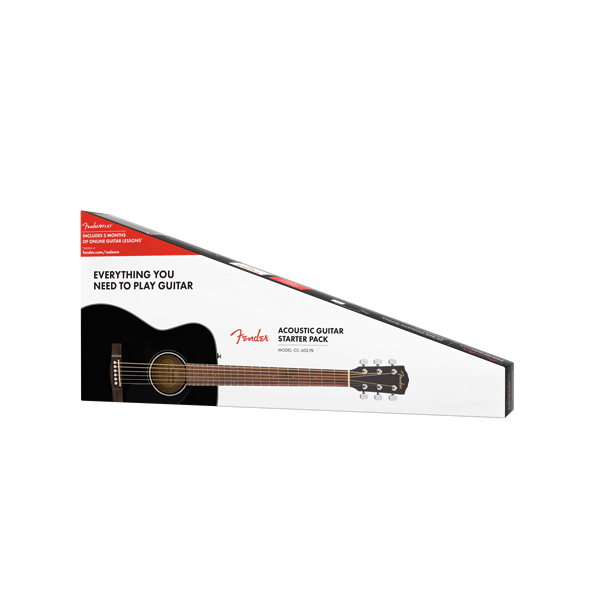 Fender CC-60s Concert Acoustic Pack - Black image 0