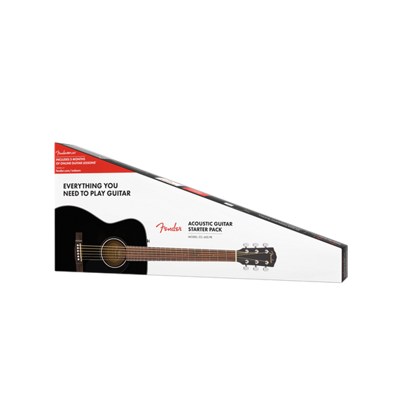 Fender CC-60s Concert Acoustic Pack - Black image 0