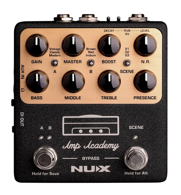 NUX Amp Academy Verdugo Series Impulse Response Direct Amp Pedal
