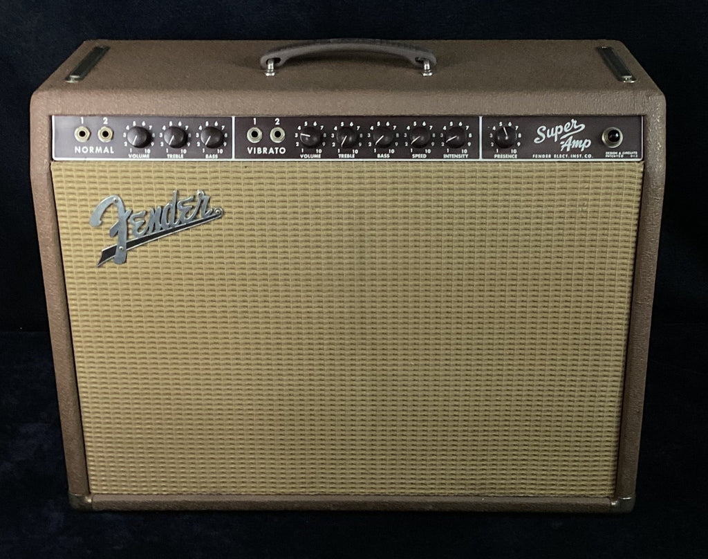 USED 1962 Fender Super 6G4-A Brownface 40-Watt Guitar Combo