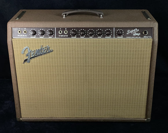 USED 1962 Fender Super 6G4-A Brownface 40-Watt Guitar Combo