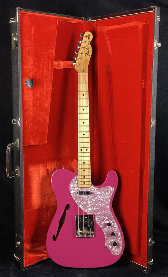 USED 1971 Fender Thinline Telecaster Electric Guitar Lavender Lilac