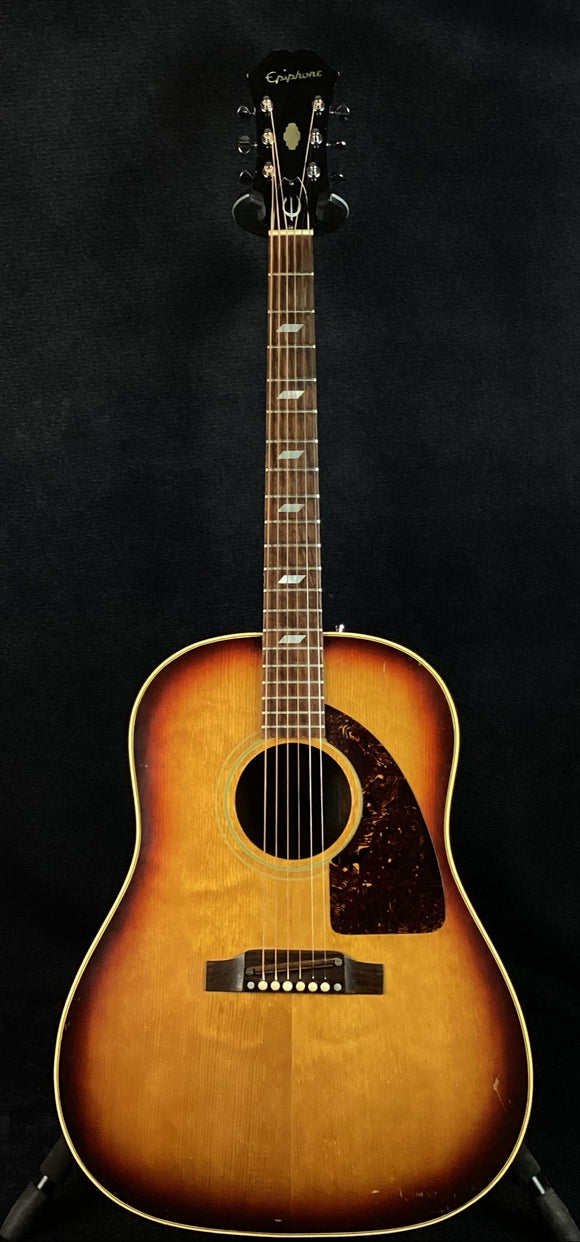 USED 1960's Epiphone FT-79 Texan Sunburst Acoustic Guitar