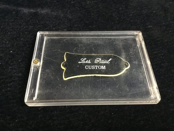USED 1970's Gibson Les Paul Custom Guitar Truss Rod Cover