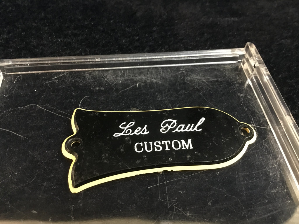 USED 1960's Gibson Les Paul Custom Guitar Truss Rod Cover