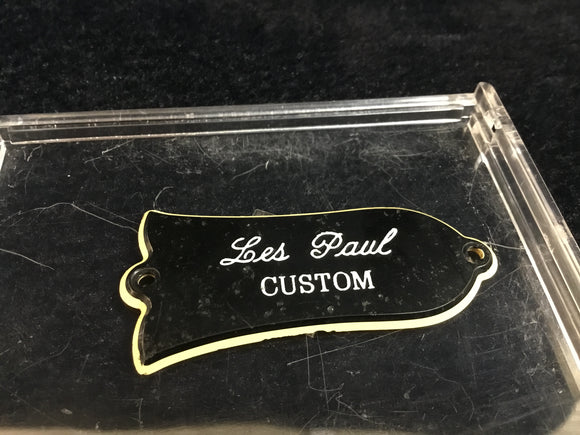 USED 1960's Gibson Les Paul Custom Guitar Truss Rod Cover