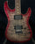 USED Tom Anderson Drop Top Electric Guitar Transparent Black Red Burst