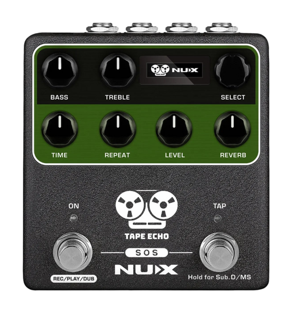 NUX Tape Echo Verdugo Series Echo Delay Reverb Pedal