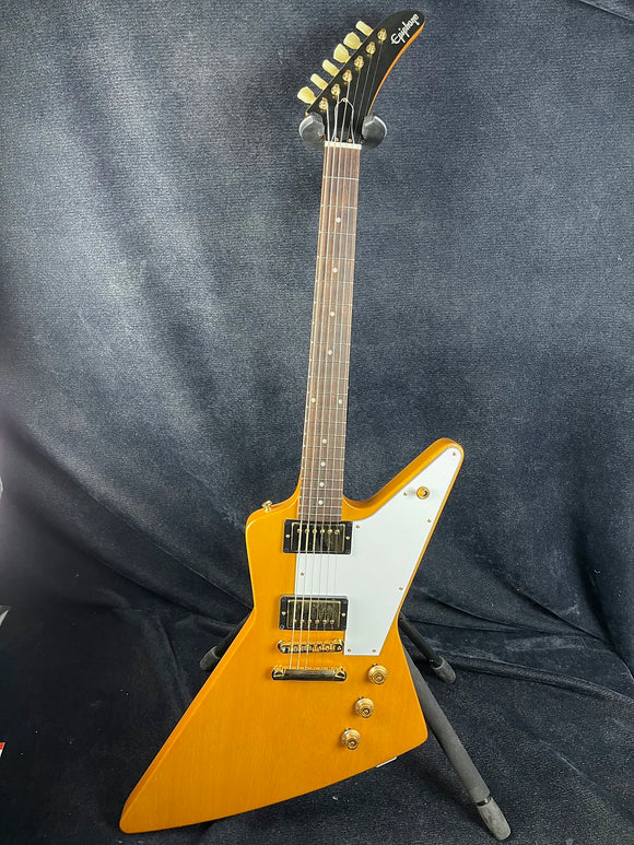 USED 2023 Epiphone '58 Korina Explorer Electric Guitar