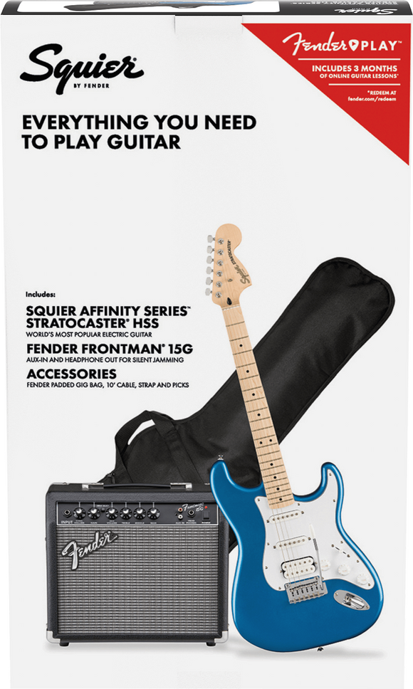 Squier Affinity Series HSS Stratocaster Pack image 0