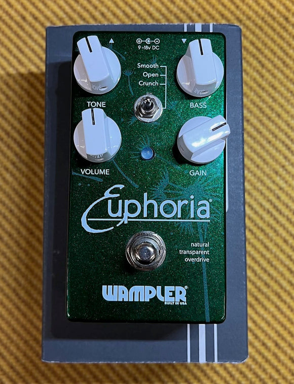 USED Wampler Euphoria V2 Overdrive - Green