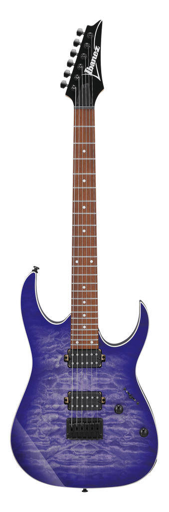 Ibanez RG421QM Electric Guitar - Cerulean Blue Burst