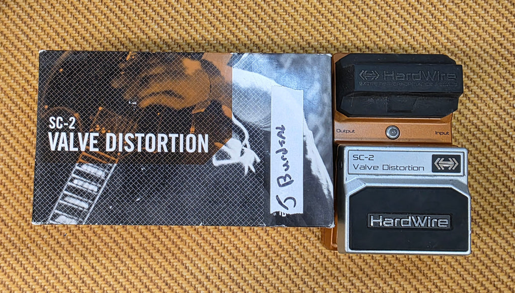 USED Digitech SC-2 Hard Wire Valve Distortion Pedal - Orange