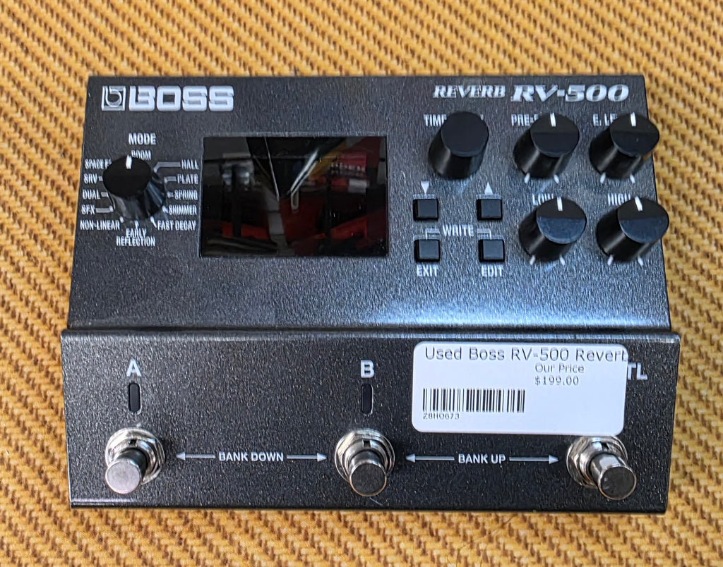 USED Boss RV-500 Reverb Pedal - Black