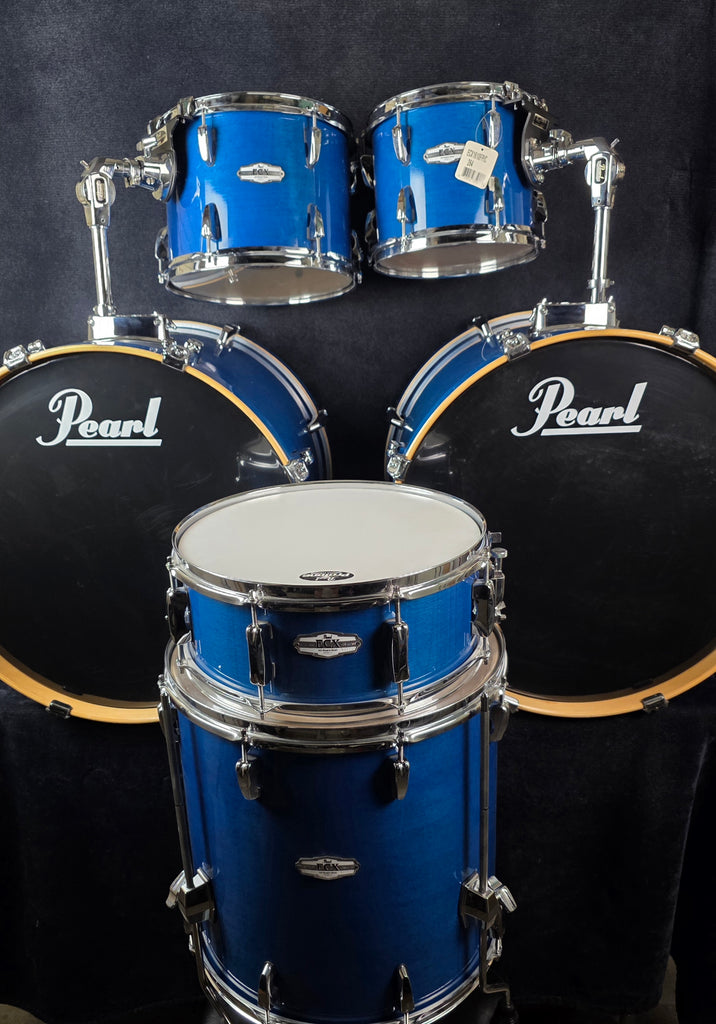 Pearl 6-Piece ECX Maple Drum Shell Pack - Blue Lacquer (Copy)