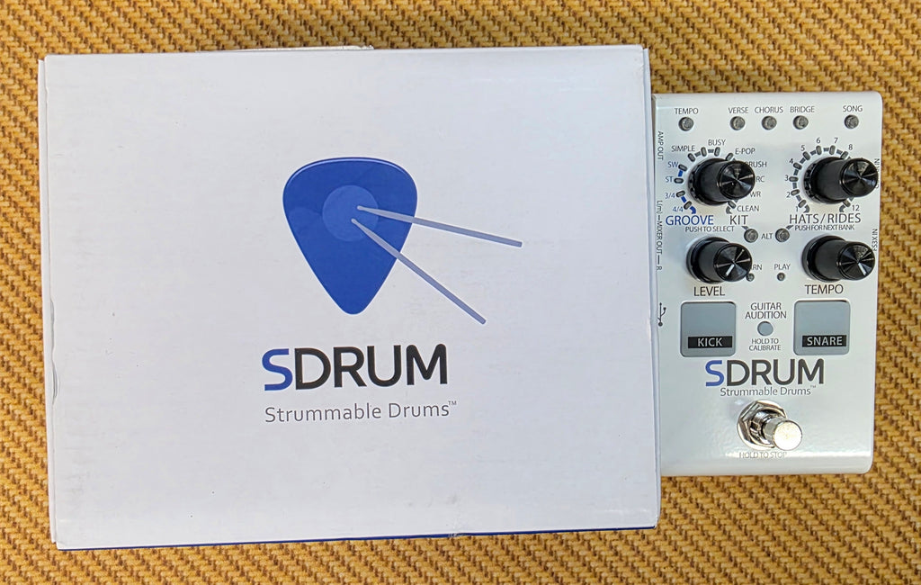 USED Digitech Sdrum Strummable Drums - White
