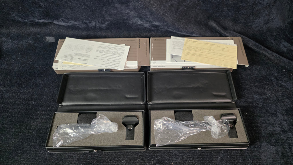 USED Audio Technica AT4021 Pair Condenser Microphone