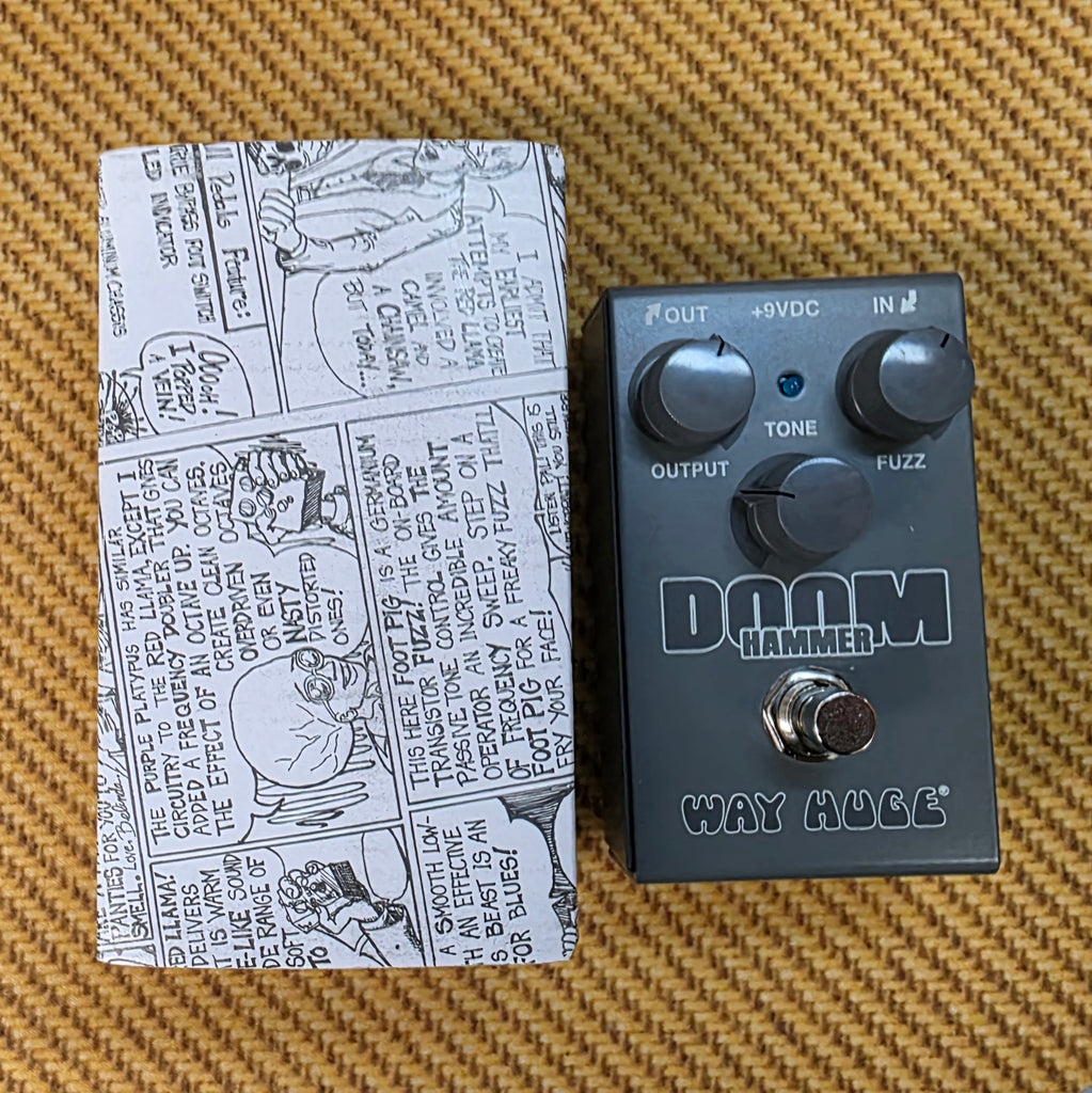 USED Way Huge Doom Hammer Fuzz Pedal - Grey