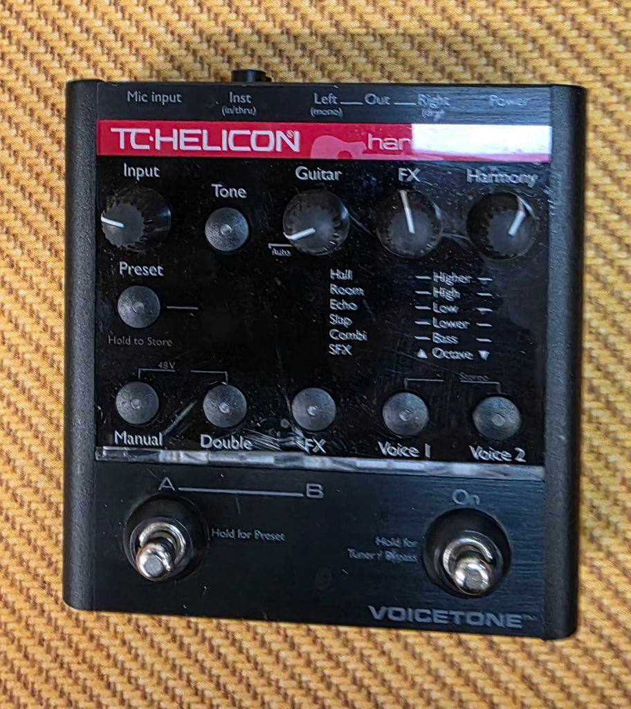USED TC Helicon Harmony GX-T Vocal Processor - Black