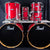 Pearl 6-Piece ECX Maple Drum Shell Pack - Red Lacquer