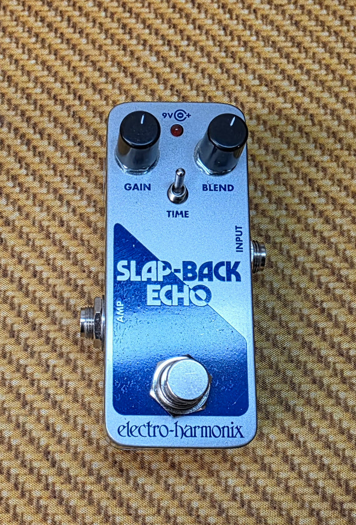 USED Electro-Harmonix Slap Back Echo  - Blue/silver