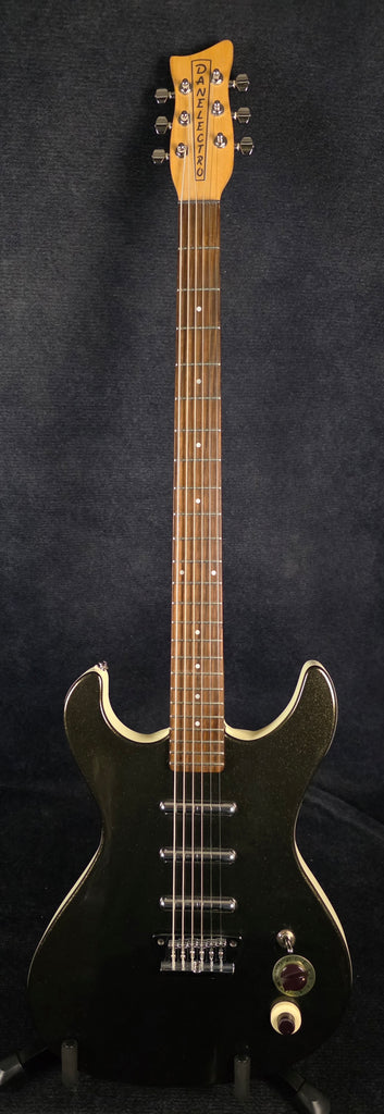 USED Danelectro Baritone - Olive Sparkle
