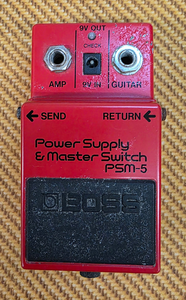 USED Boss Power Supply & Master Switch PSM-5 - Red