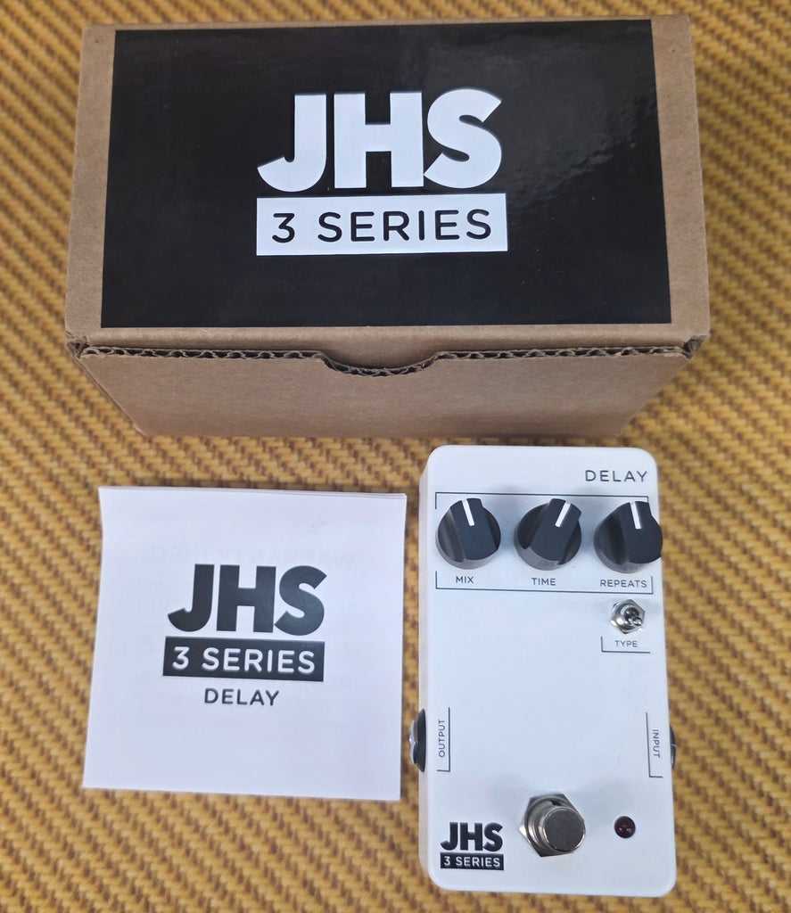 USED JHS 3 Series Delay Pedal - White