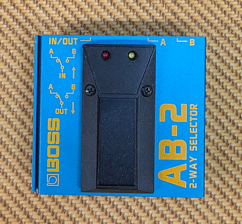 USED Boss AB-2 2-Way Selector - Blue