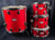 Pearl 6-Piece ECX Maple Drum Shell Pack - Red Lacquer