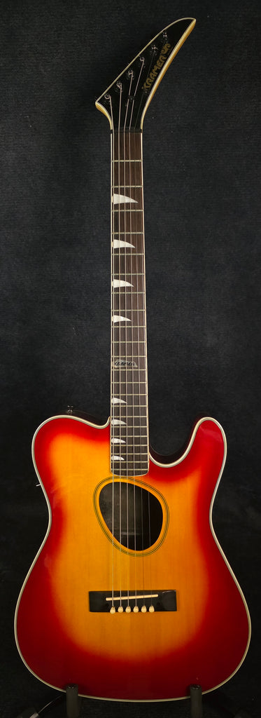 USED Kramer Ferrington Acoustic/Electric 6 String - Cherry Burst