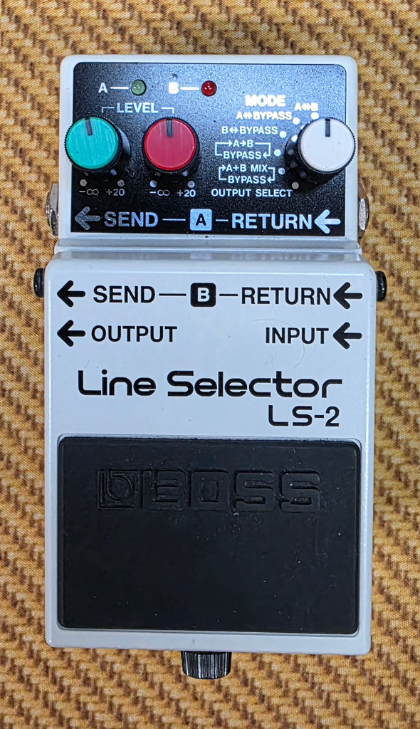 USED Boss Line Selector LS-2 - White