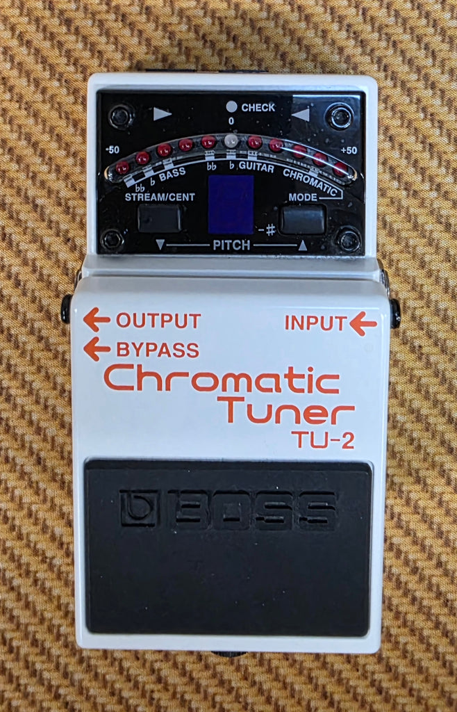 USED Boss Chromatic Tuner TU-2 - White