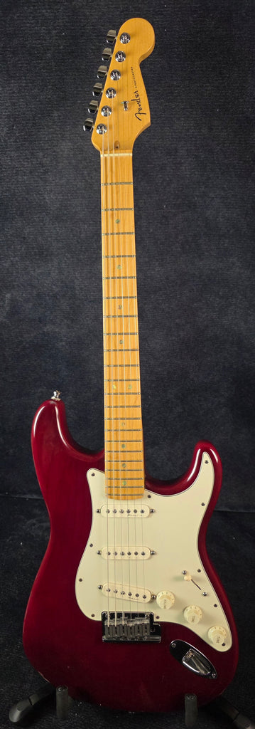 USED Fender USA Stratocaster Deluxe '98 - Crimson Red Transparent